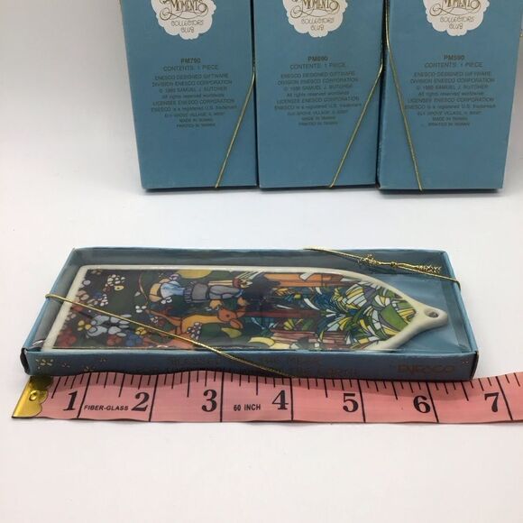 Set of 7 Beatitudes Precious Moments Ceramic Ornaments - Picture 2 of 8